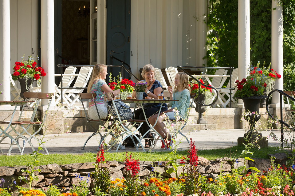 Fikapaus på Alsters Herrgård