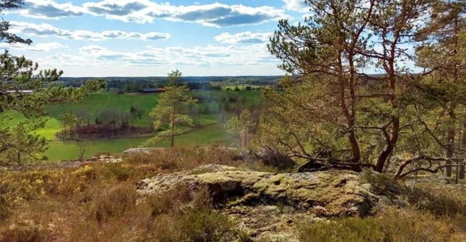 Utsikt fån Hällaskogen, Hälla naturreservat
Etapp: Hälla-Forsum
Söderköping