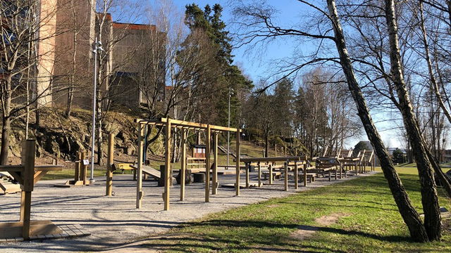 Hinderstorpsparkens utegym