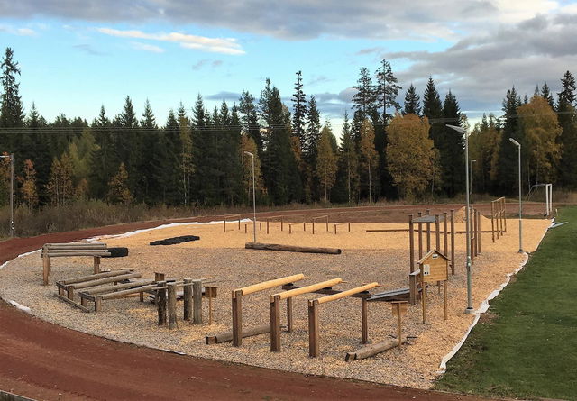 Utegym på Svågavallen