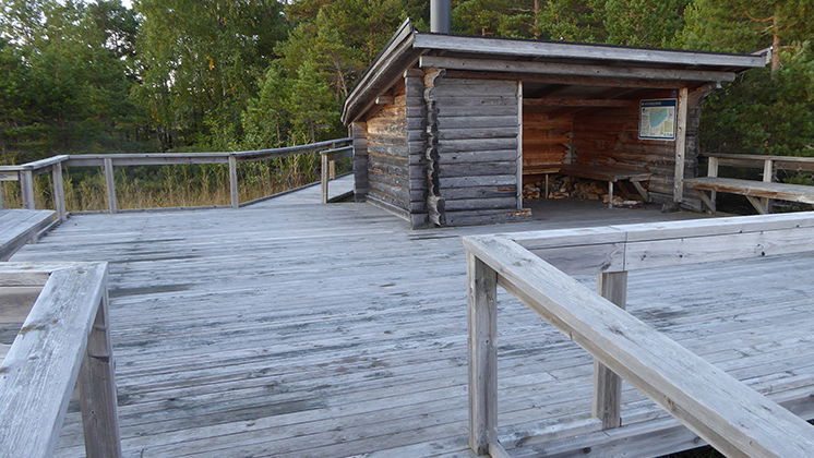 Vindskyddet på Hamnholmarna.