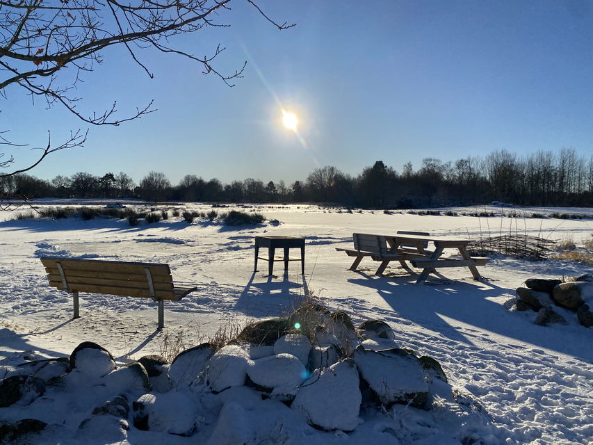 Grillplats vid Habynäs våtmark