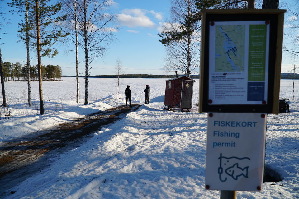 Båtiläggningsplats och parkering