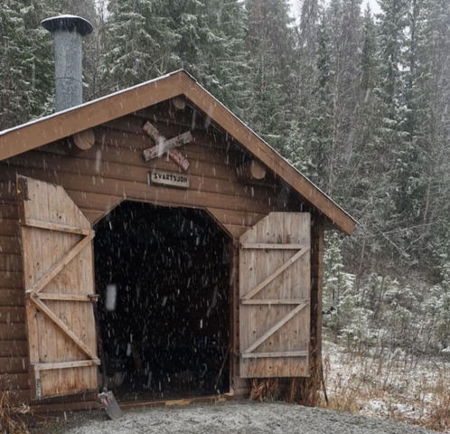 Kåta Svartsjön Njakafjäll