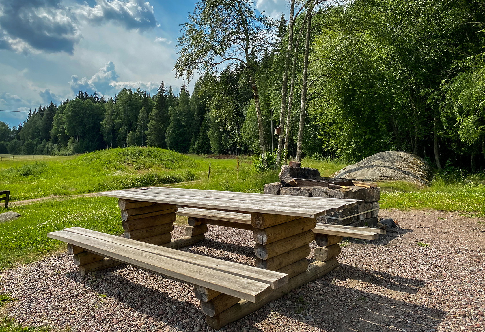 Rastplats i Tråbacken.