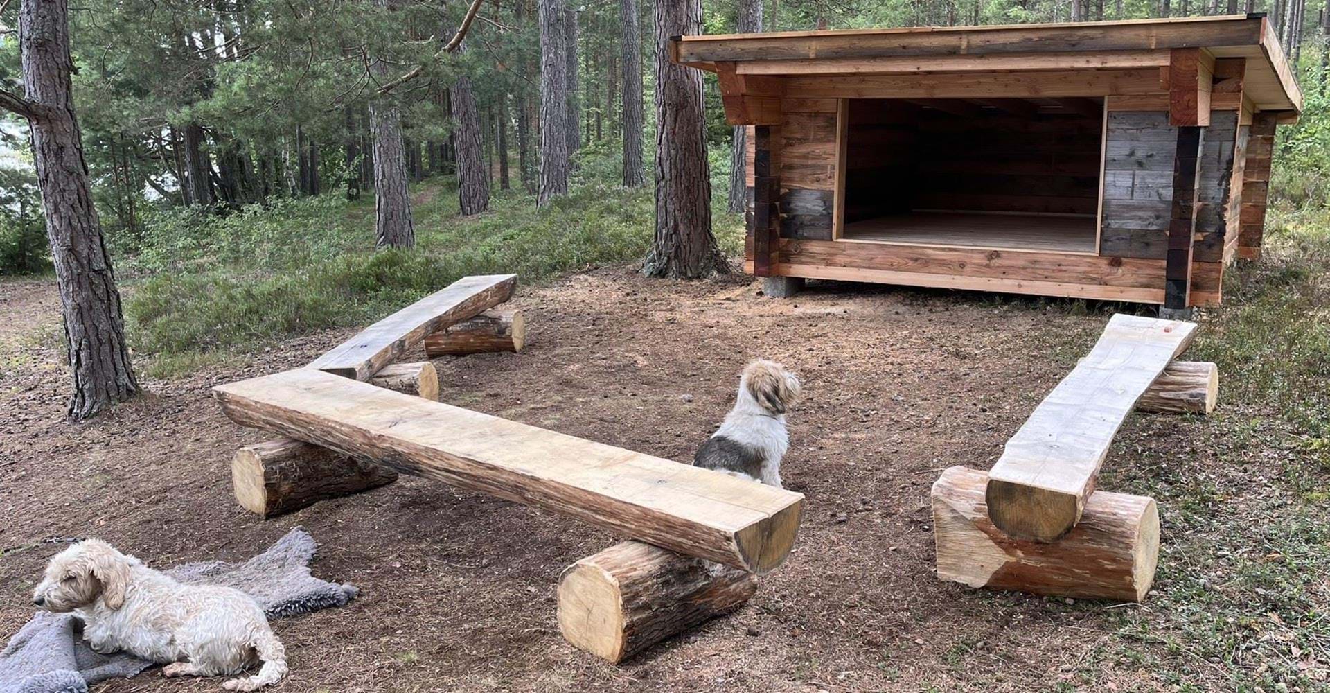 Glimmingen, vindskydd