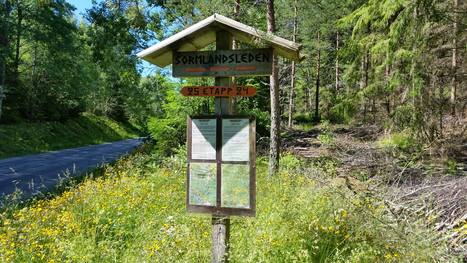 Informationstavla för sörmlandsleden