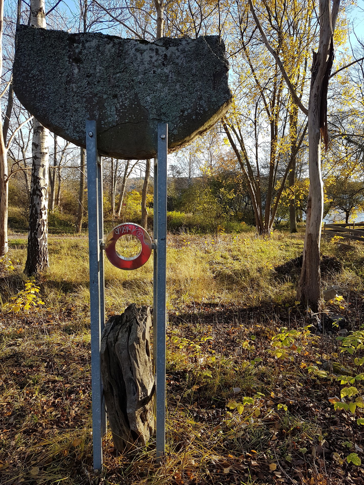 Mölna kvarnmonument. Foto Lidingö stad.