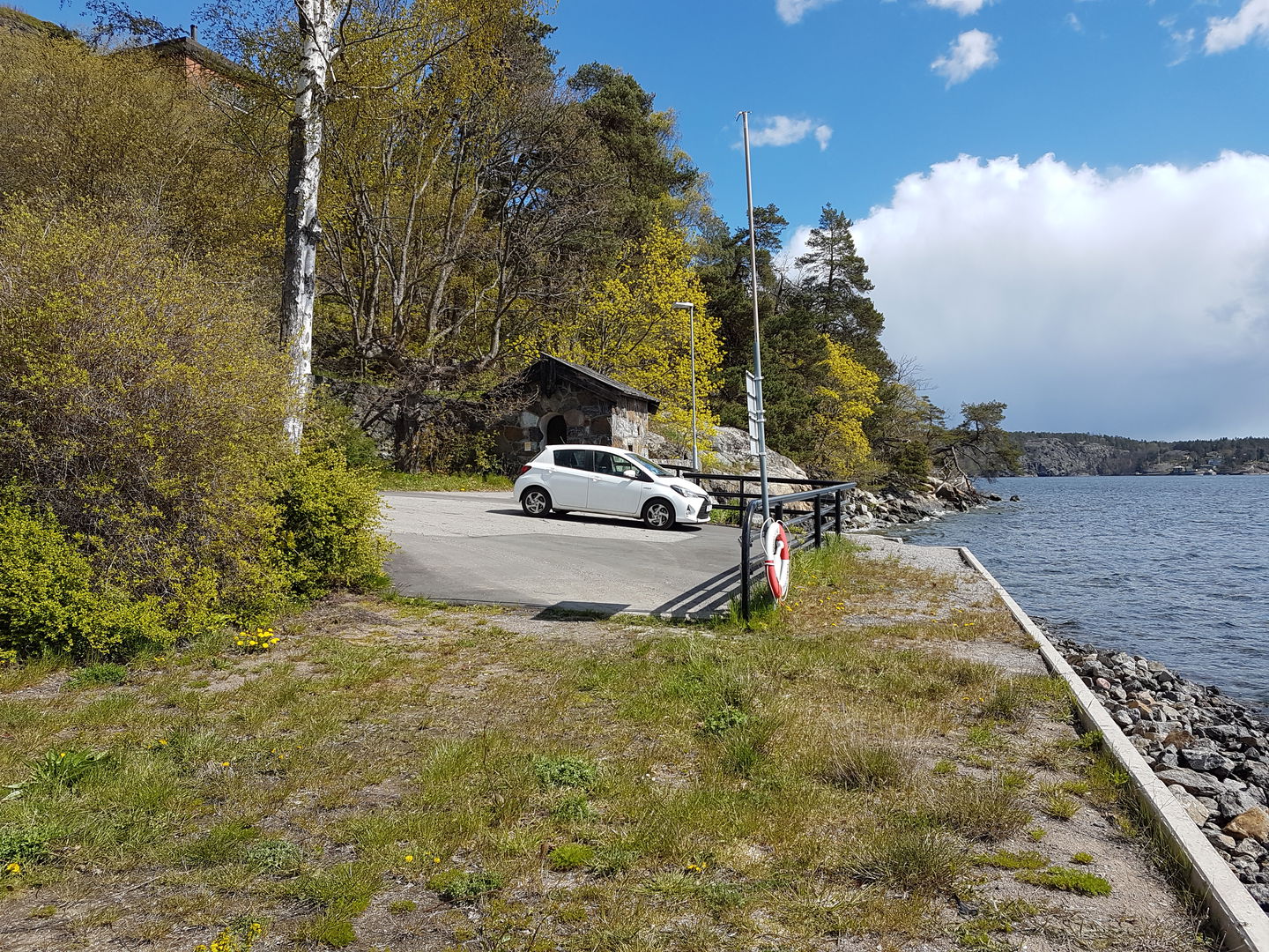 Sjöstigens kaj. Foto Lidingö stad.