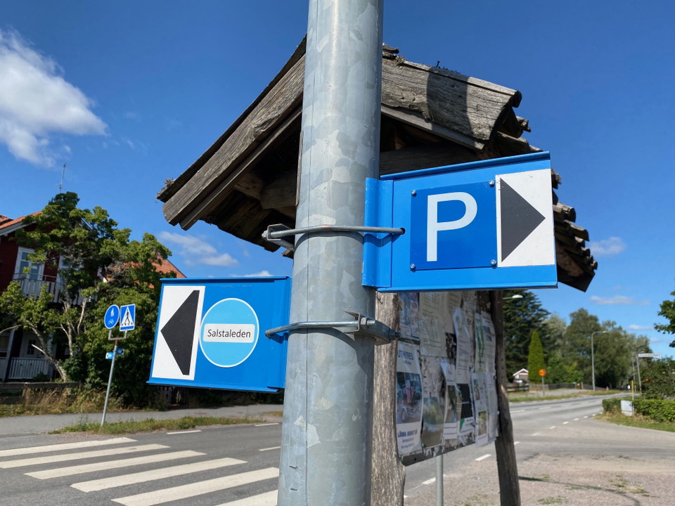 Skylt parkering