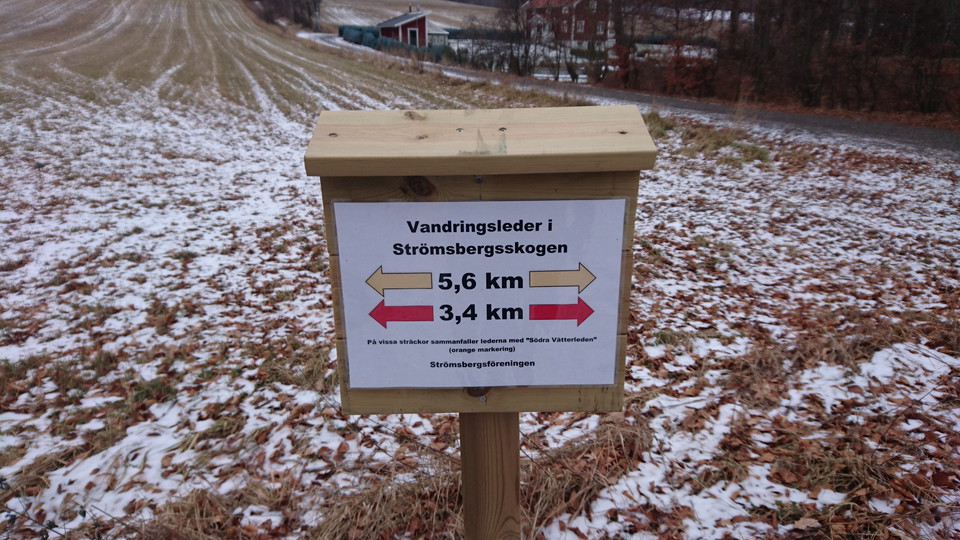 Starten vid norra parkeringen