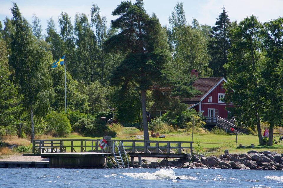 Sommarloppis på Hults sommarhem i Kristinehamn.