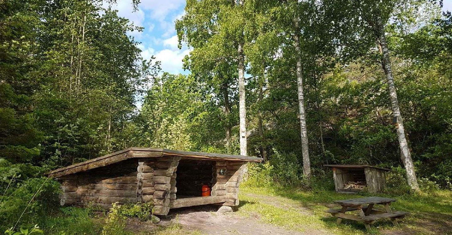 Vindskydd vid Kättilltäppan, Ekön Etapp: Gryt rundslinga, Valdemarsvik 