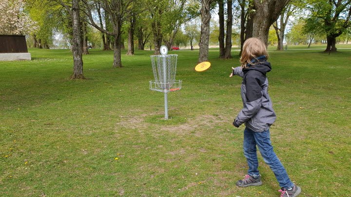 Disc Golf at Skräcklan Park