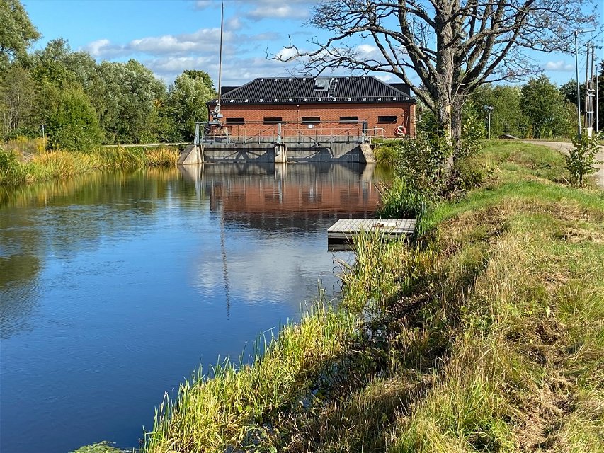 Kanot upptagningsplats vid Grindberga