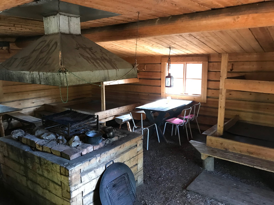 Flymyrskojan inomhus