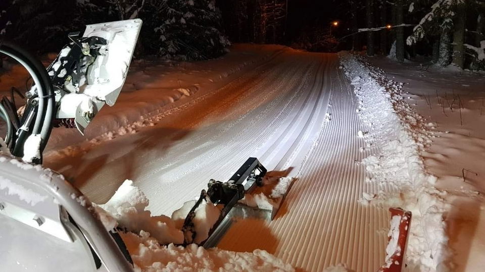 Nypreparerat elljusspår