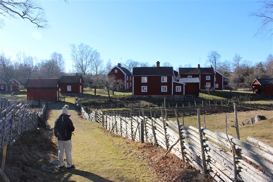 Stensjö by, ett kulturreservat som ägs av Vitterhetsakademien