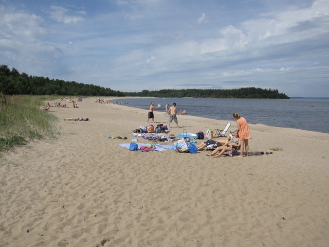 Badplats, Brämsand