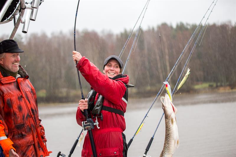 Pike fishing in the Halden Canal