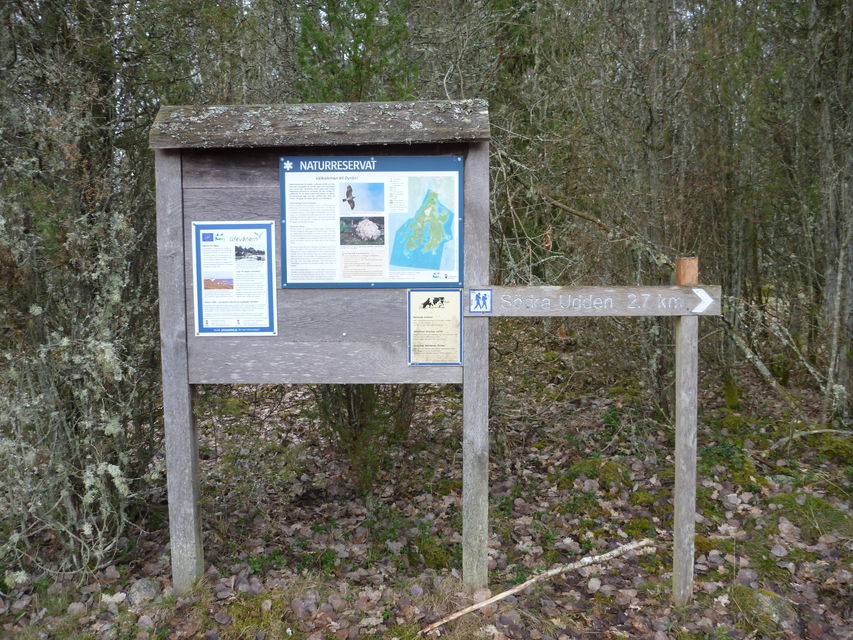 Information om reservatet och EU-projektet Life Vänern.