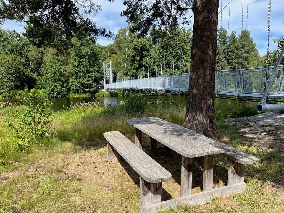 Liten rastplats vid Söppenmyren