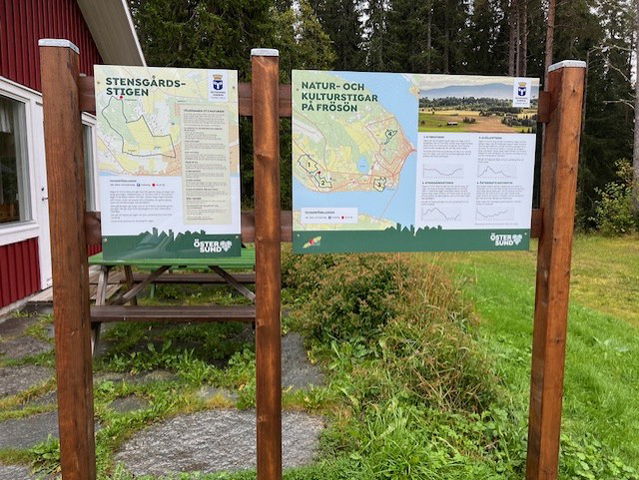 Stensgårdsstigen på Frösön