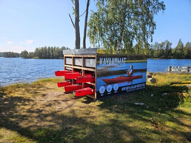 Paddla på Edsken
