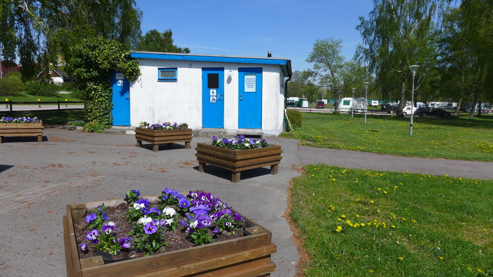 Servicehus med WC