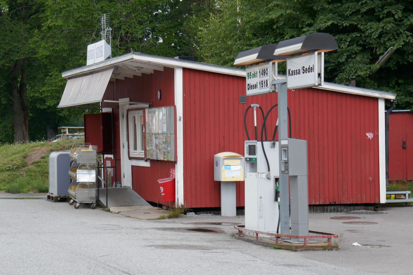 Zinkgruvans kiosk och grill
