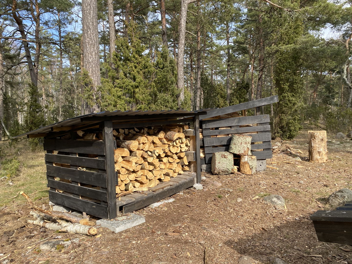 Vedförråd