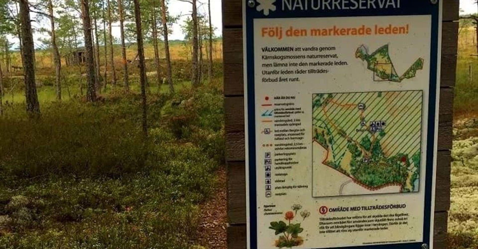 Rastplats Lilla Timmerö Kärnskogsmosse naturreservat
Etapp: Kärnskogsmosse-Skönnarboleden, rundslinga Kärnskogsmosse
Motala