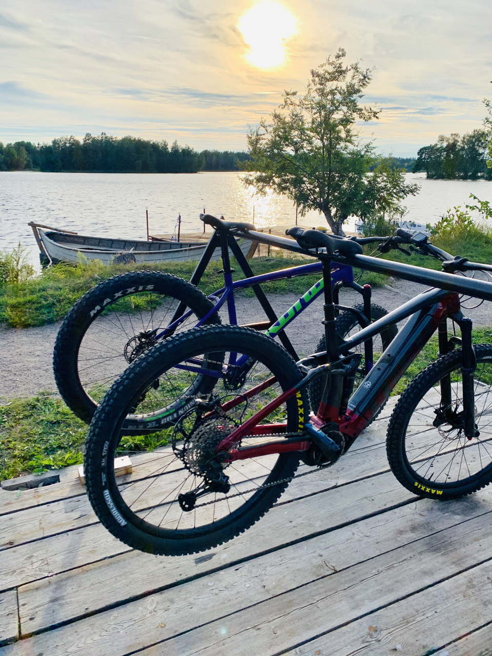Cykelställ vid Måns Ols Värdshus