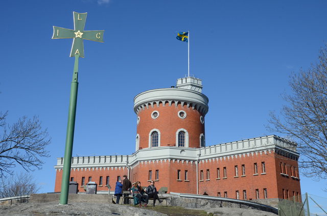 Grön målpunkt - Kastellet på Kastellholmen