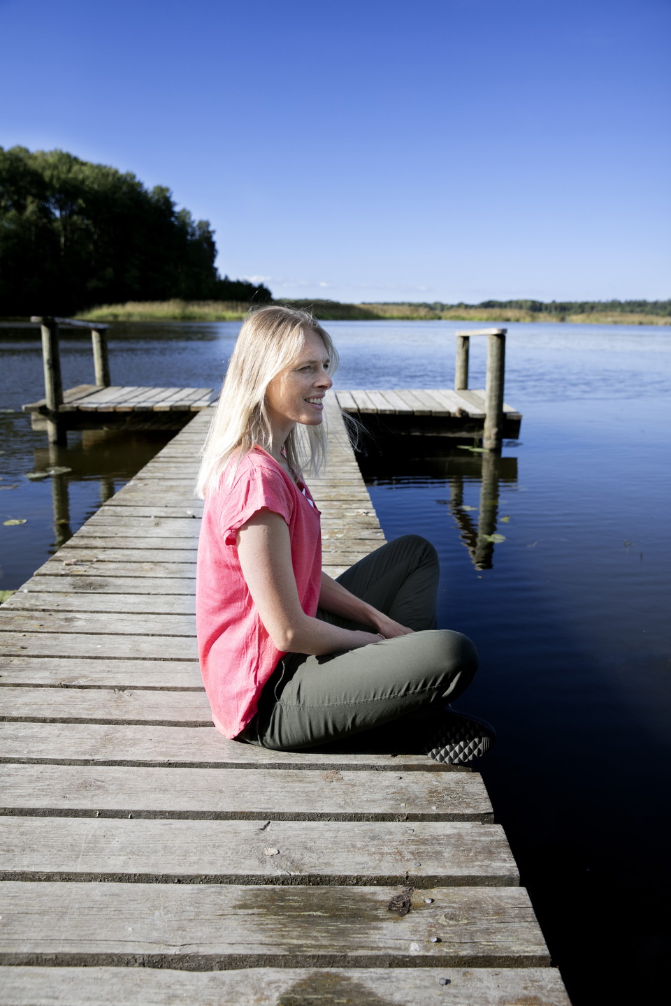 Brygga vid Björnöbadet