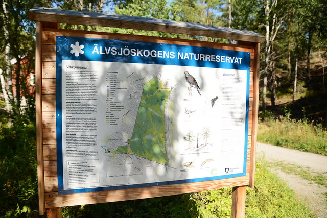 Infotavla vid Myrvägen/Korkskruven