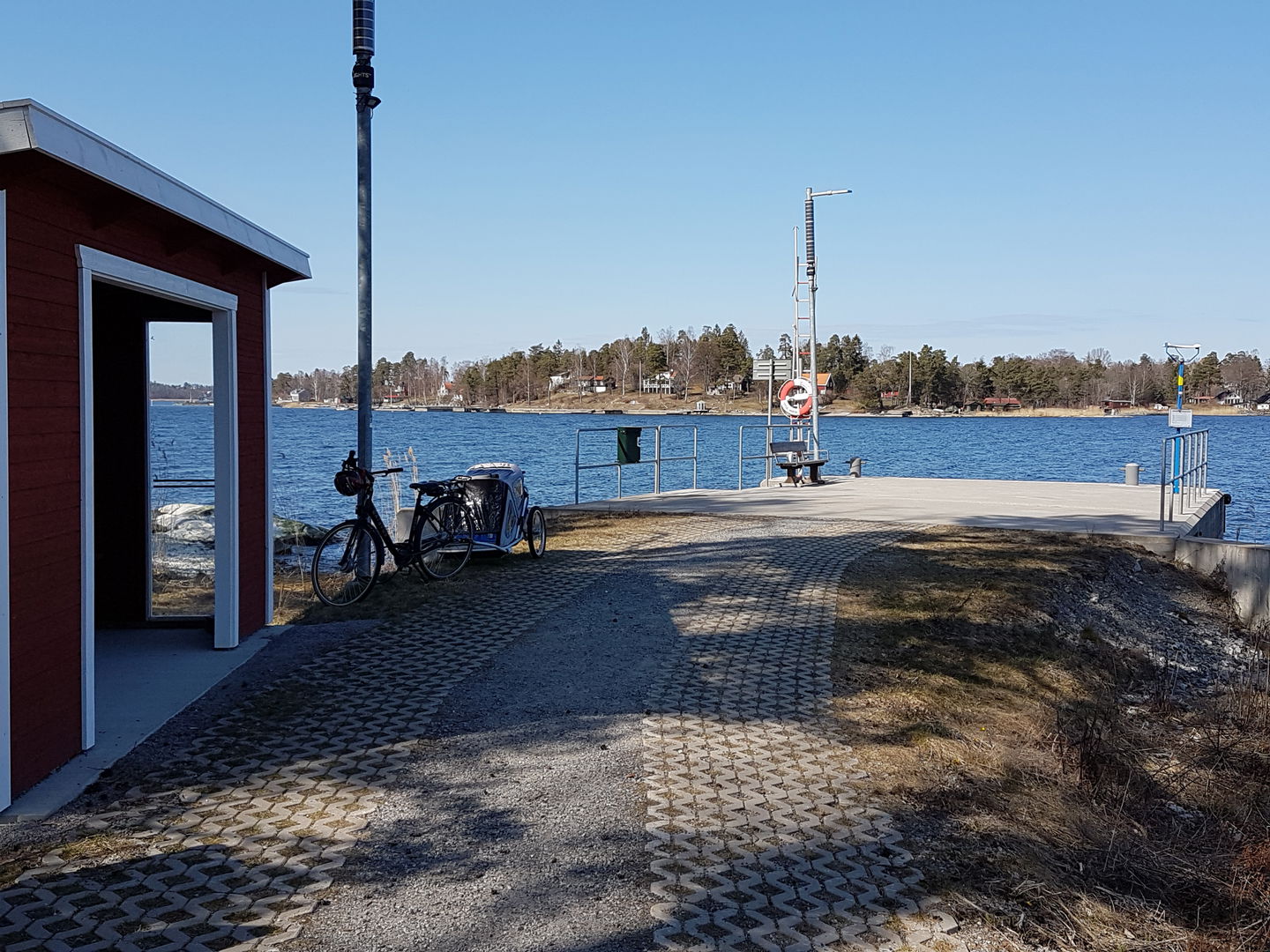 Mor Annas brygga Trolldalen. Foto Lidingö stad.