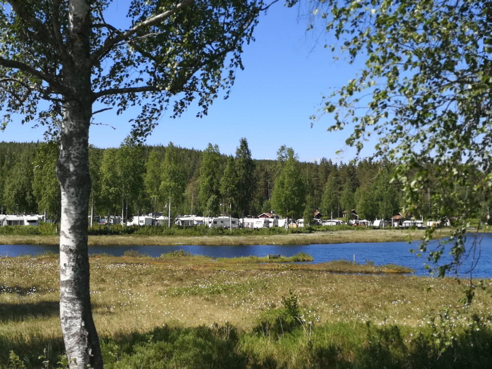 Vy över campingen