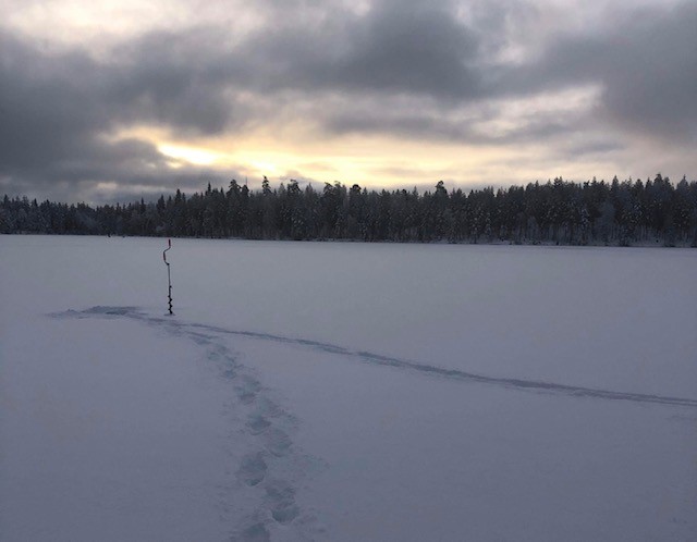 Isfiske Flaten
