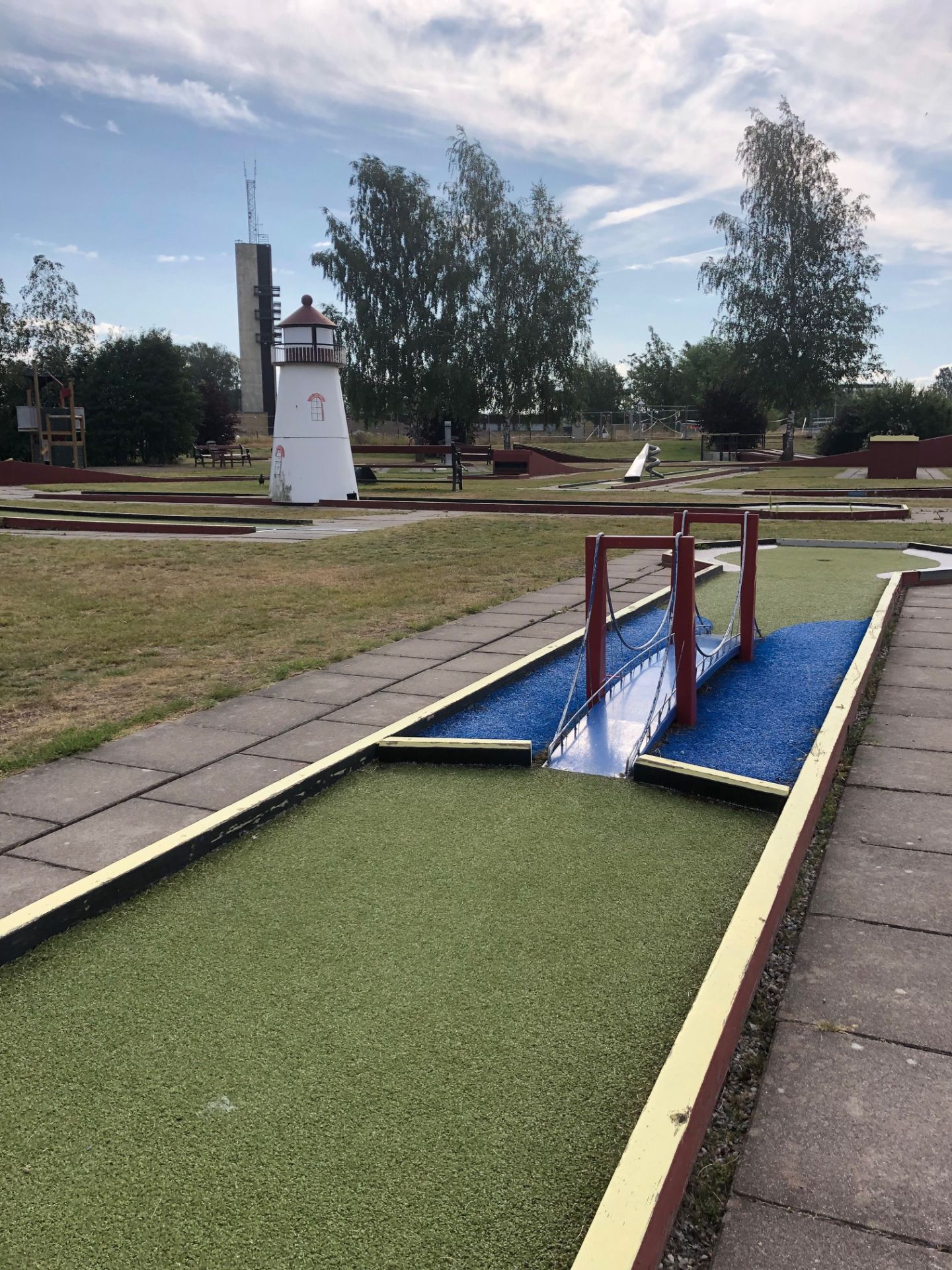 Minigolf i gästhamnen