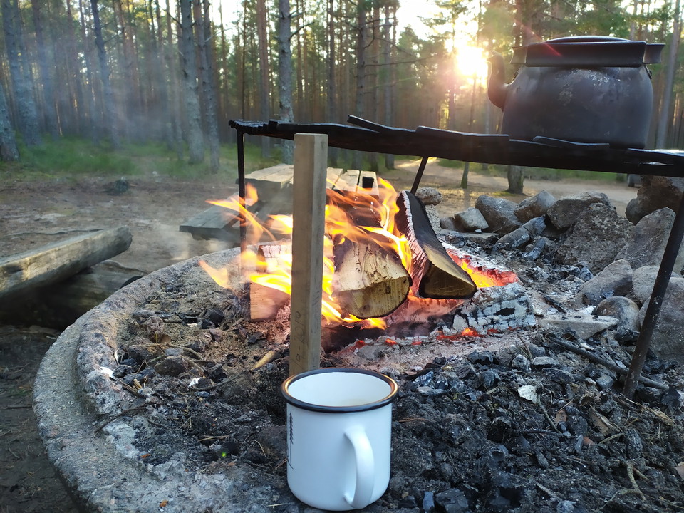 Eldplats vid Stengärdets naturreservat