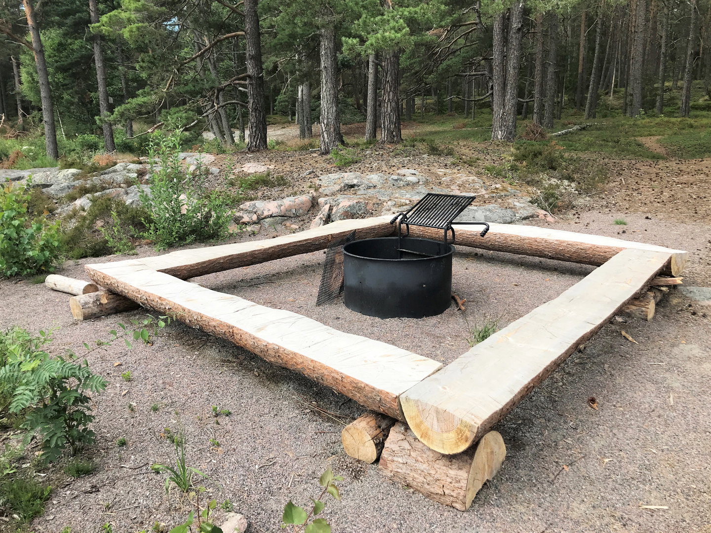 Eldplats vid Onsösundet syd