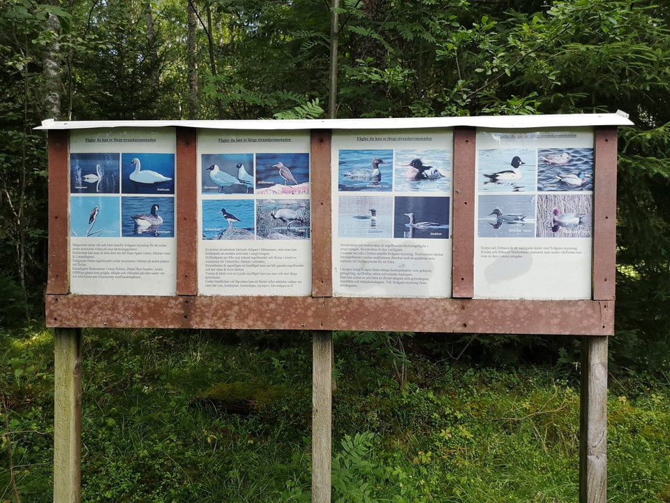Fina informationsskyltar