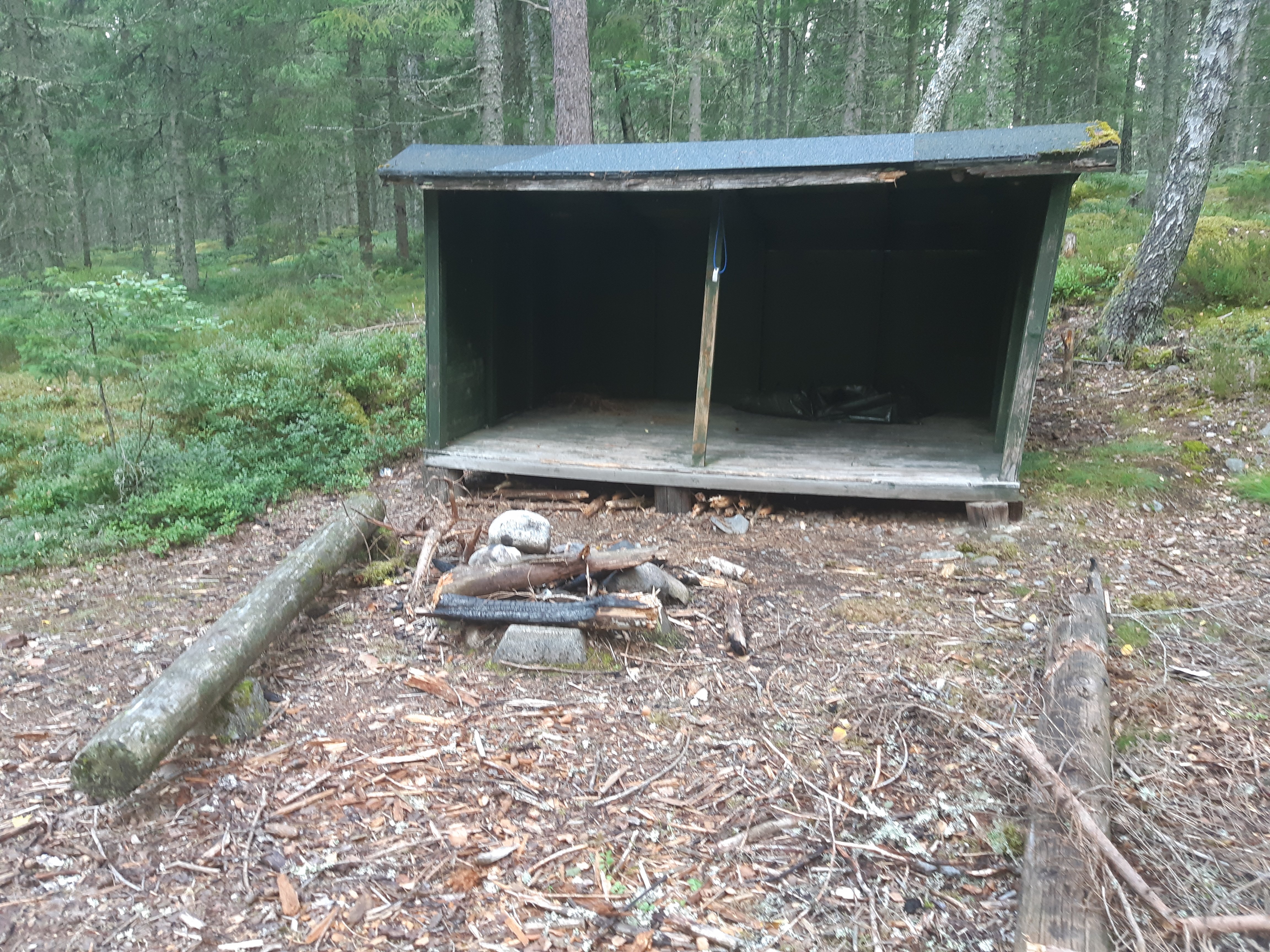 Shelter on the wilderness hike