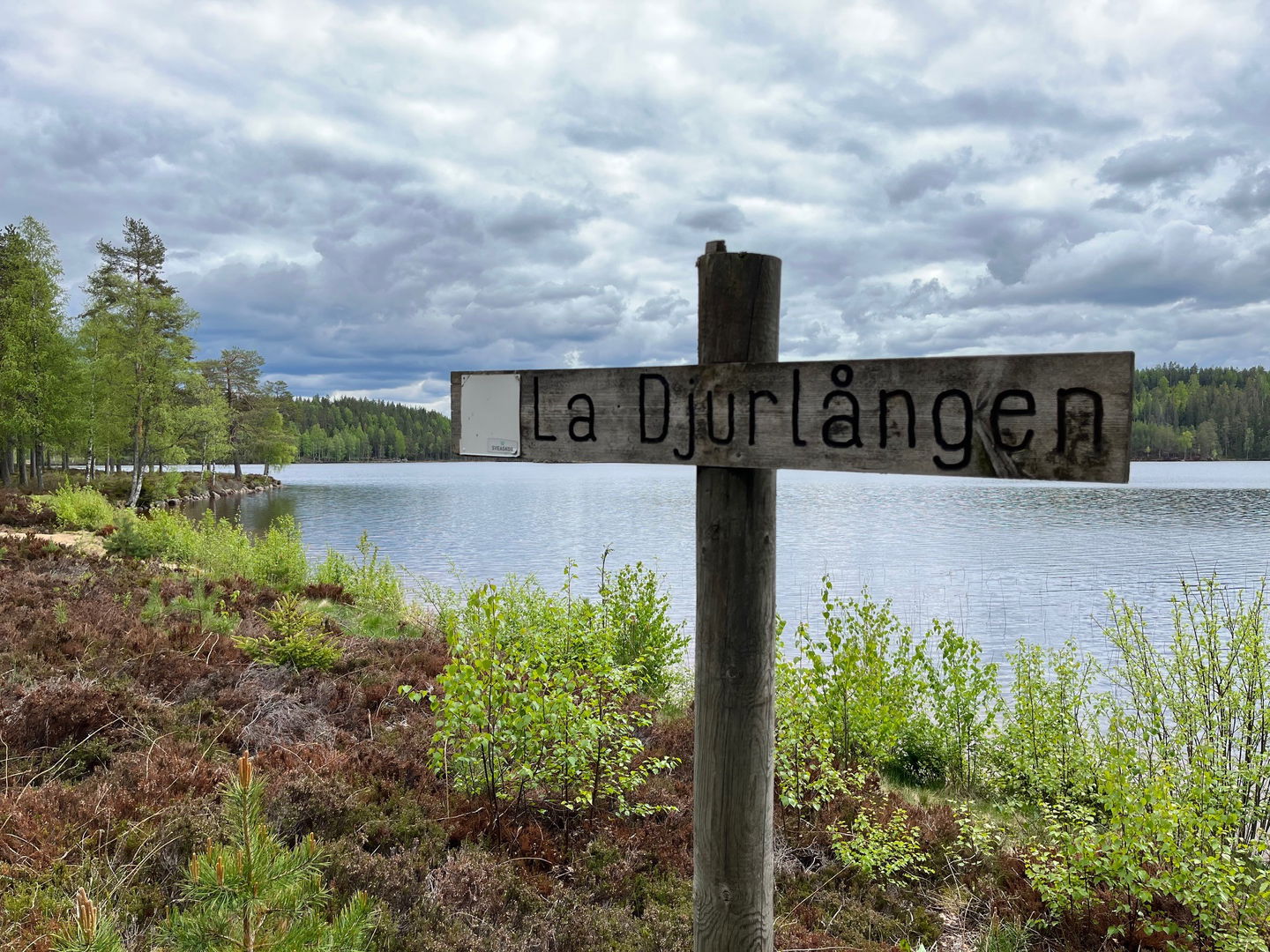 Skylt Lilla Djurlången