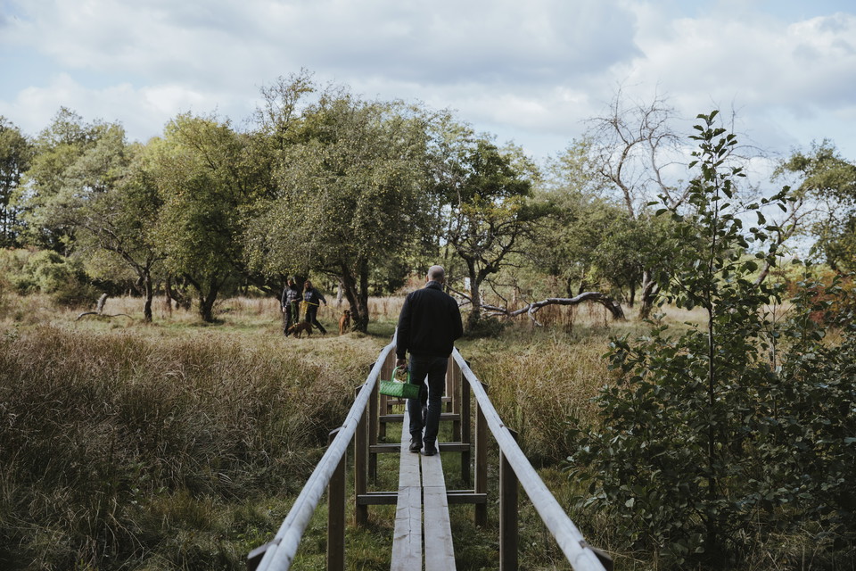 Vandrare på lång spång
