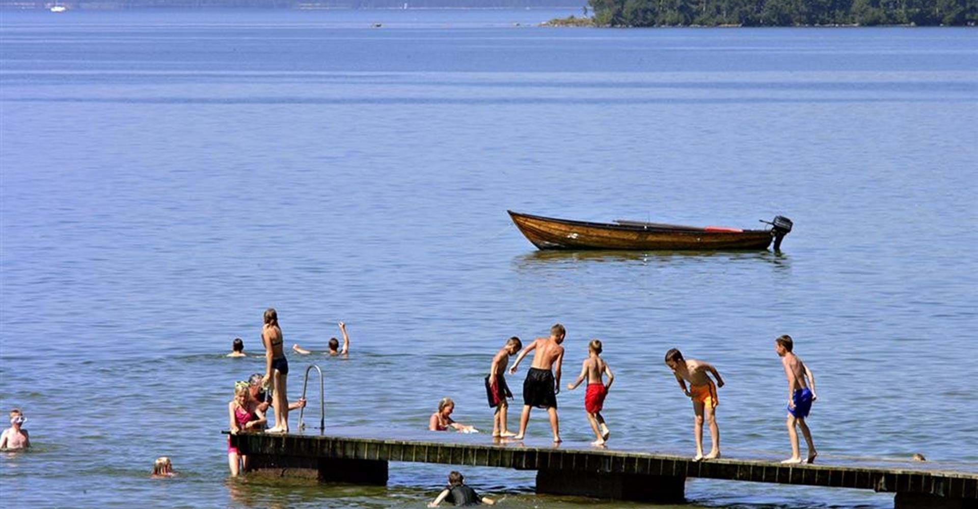 Bad i Vättern