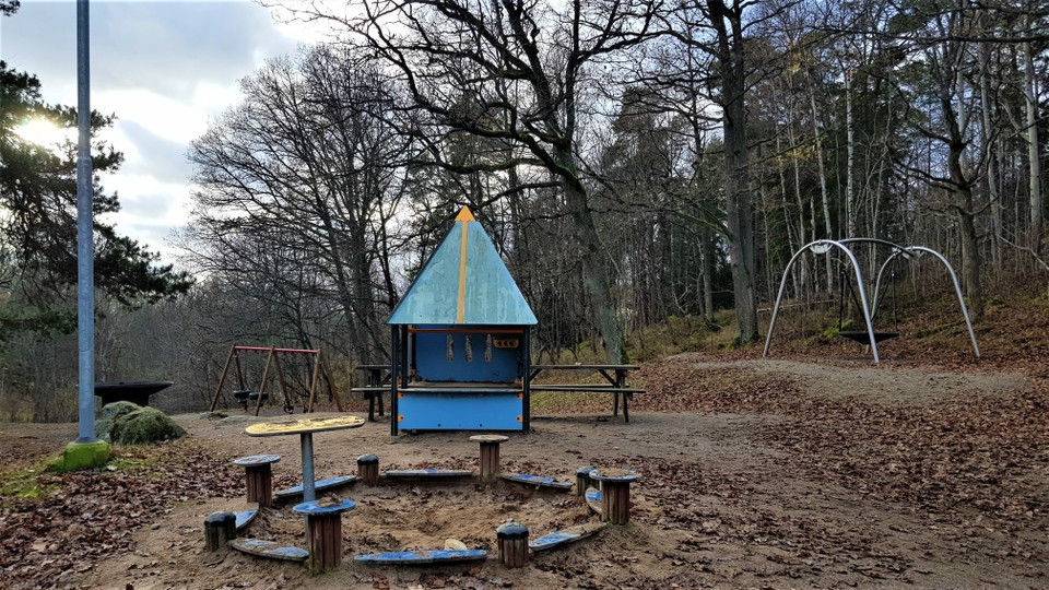 Abborrparken lekplats. Foto Lidingö stad.