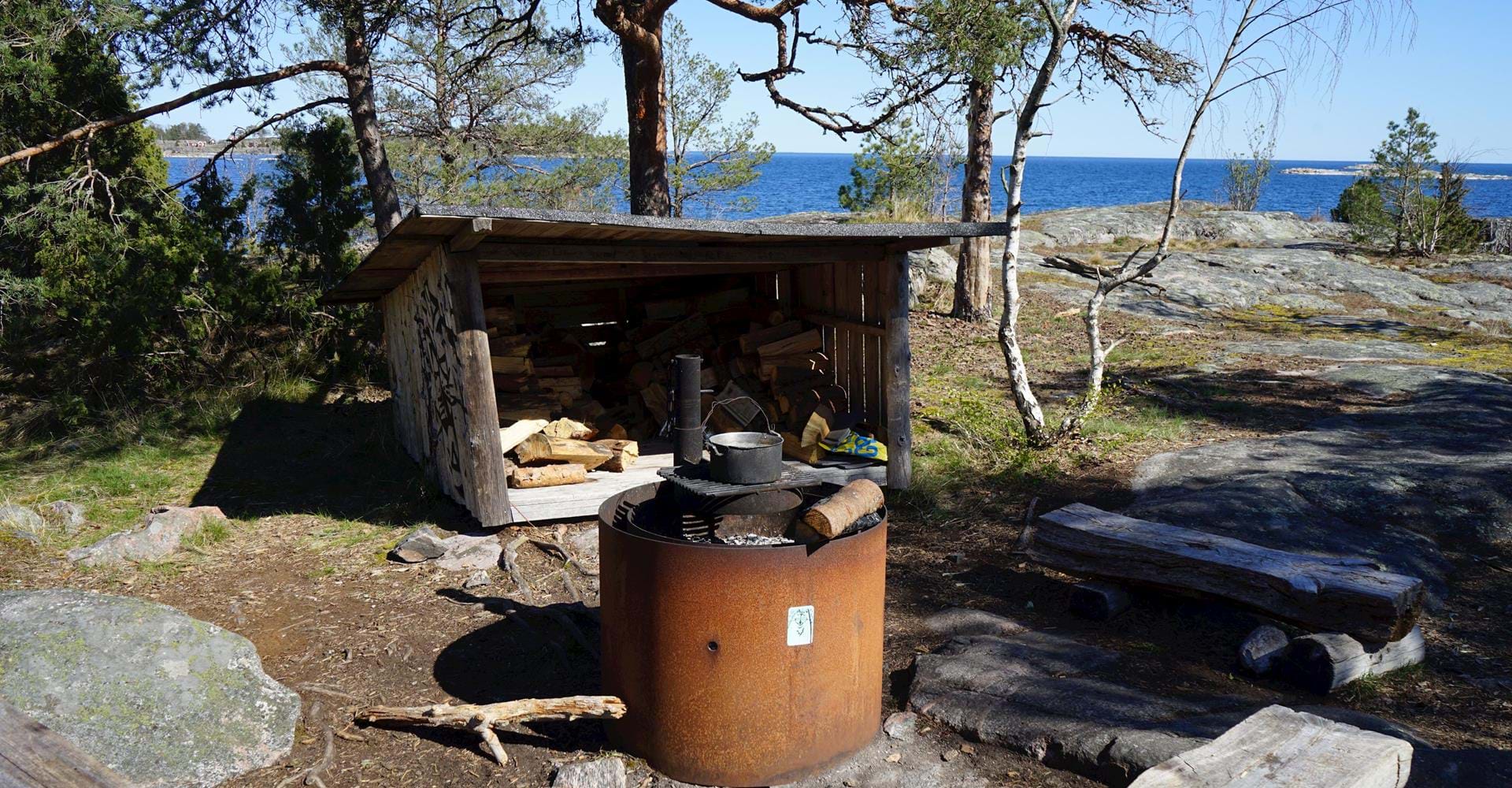 Åsvikelandet Markens udde rastplats