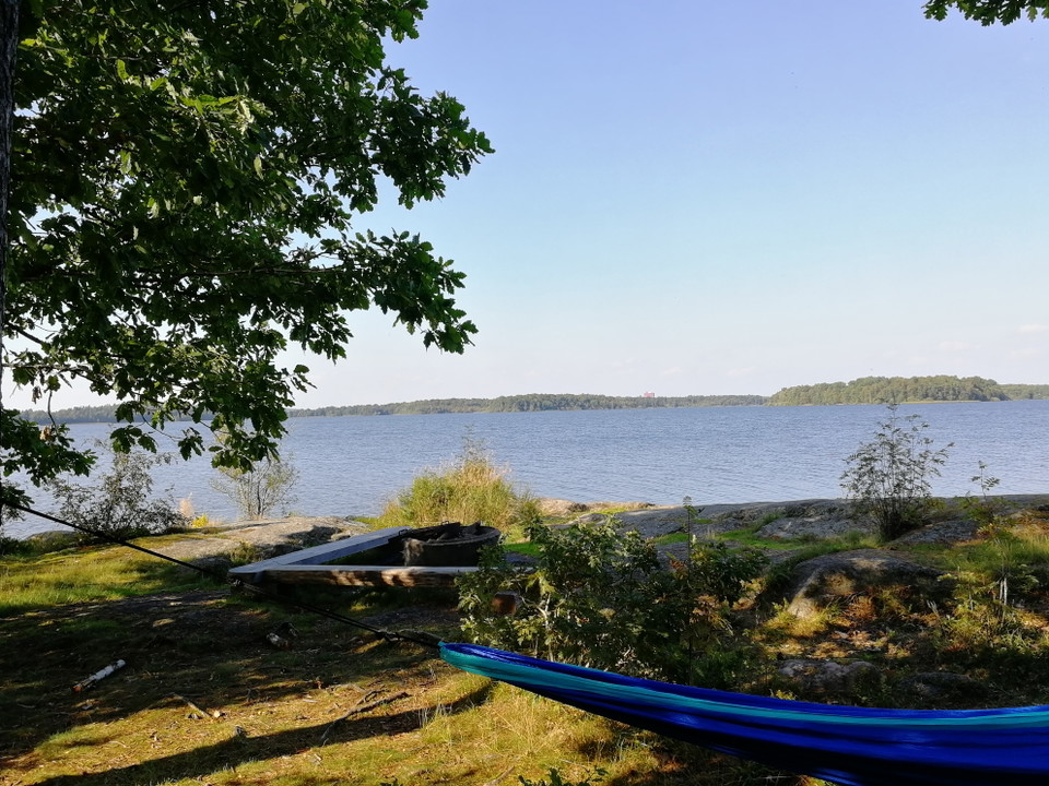 Siesta i hängmatta